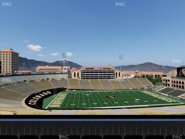 Folsom Field - Section 563 Seat View