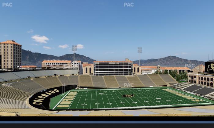 Folsom Field - Section 563 Seat View