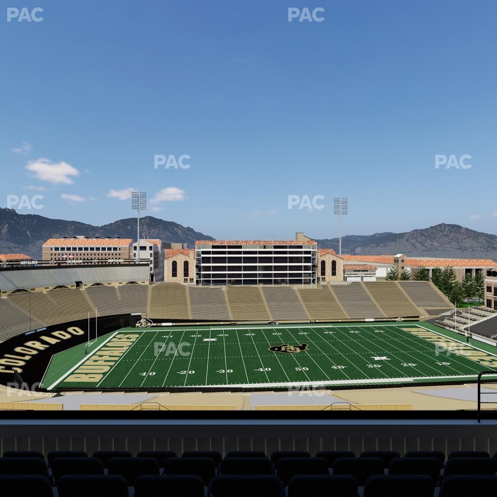 Folsom Field - Section 565 Seat View