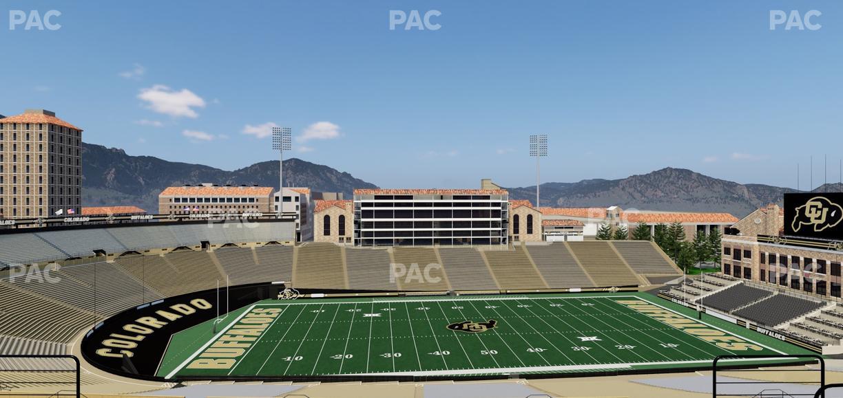 Folsom Field - Section 565 Seat View