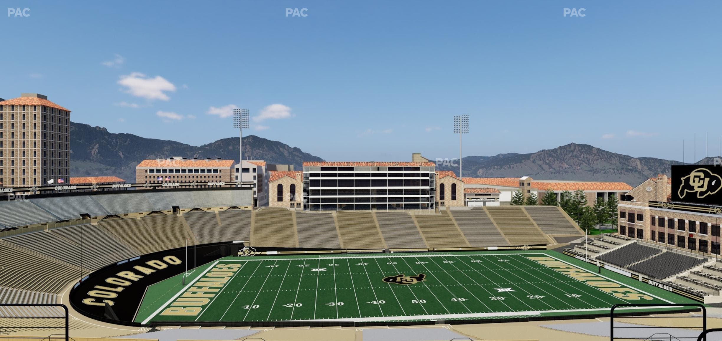Folsom Field - Section 565 Seat View