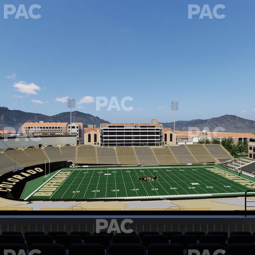 Folsom Field - Section 565 Seat View