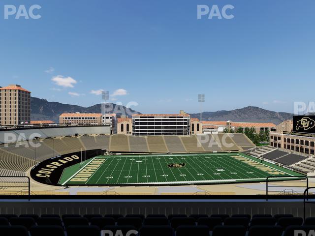 Folsom Field - Section 565 Seat View