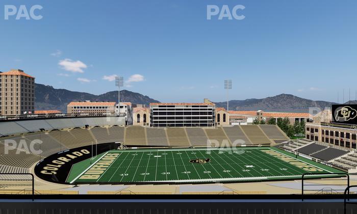 Folsom Field - Section 565 Seat View