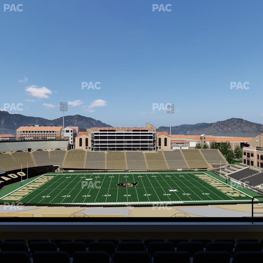 Folsom Field - Section 569 Seat View