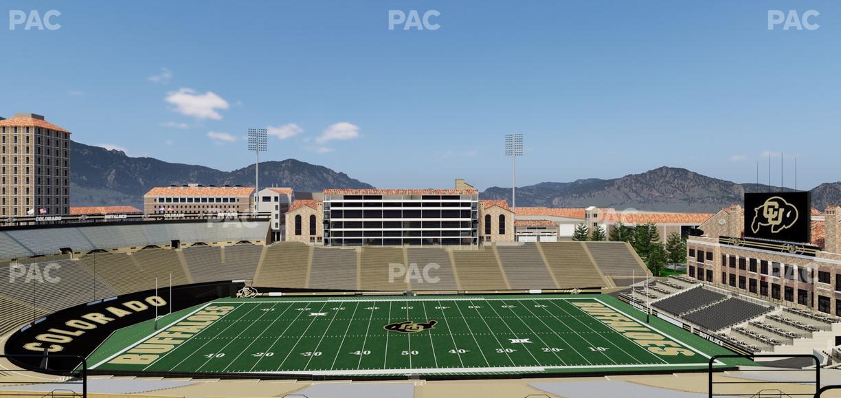 Folsom Field - Section 569 Seat View