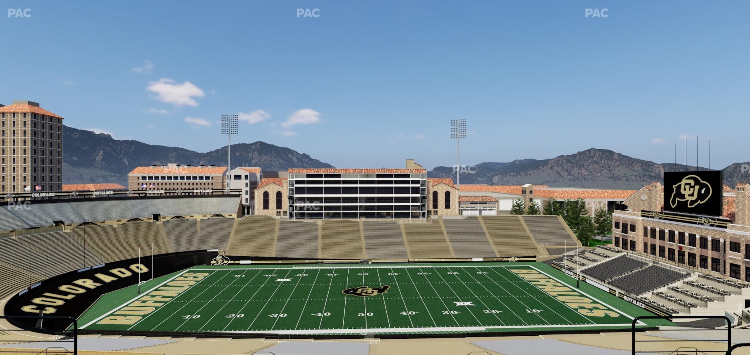 Folsom Field - Section 569 Seat View