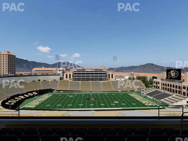 Folsom Field - Section 569 Seat View