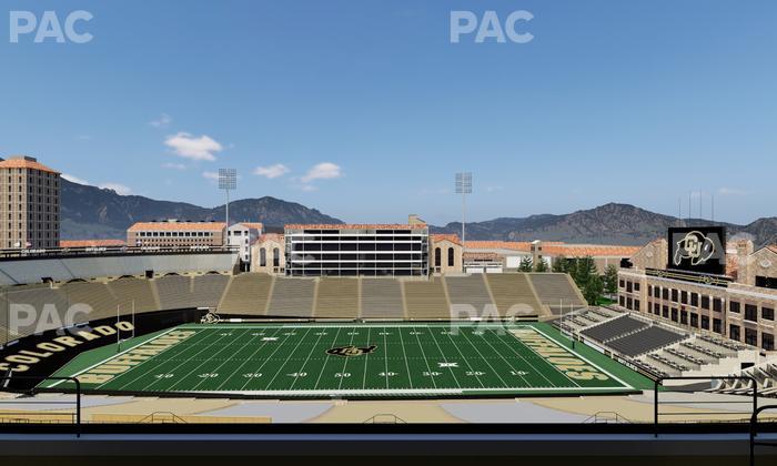 Folsom Field - Section 571 Seat View