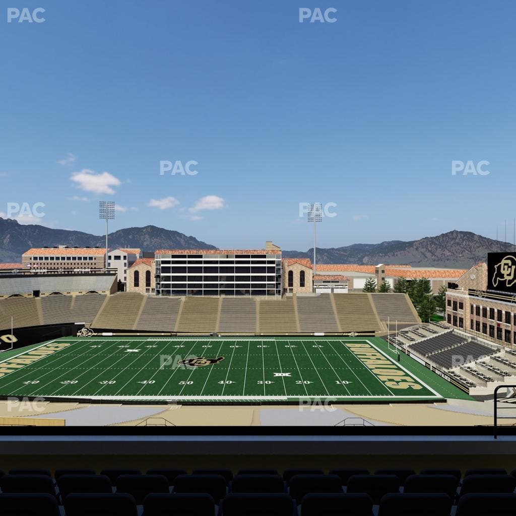 Folsom Field - Section 573 Seat View