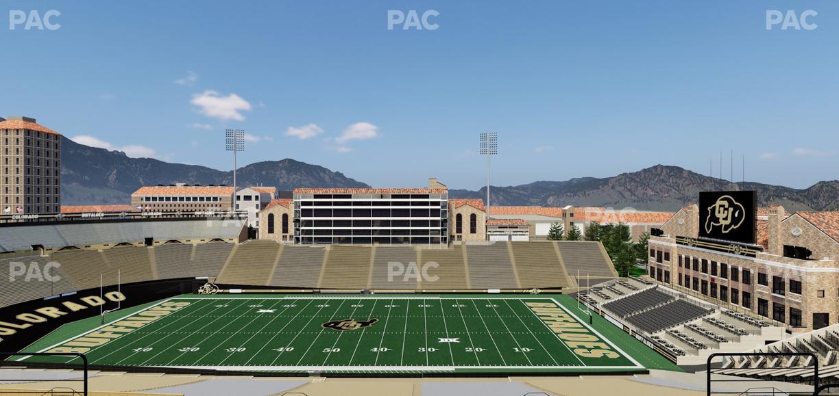 Folsom Field - Section 573 Seat View
