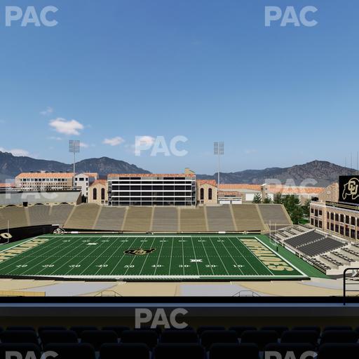 Folsom Field - Section 573 Seat View