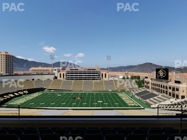 Folsom Field - Section 573 Seat View