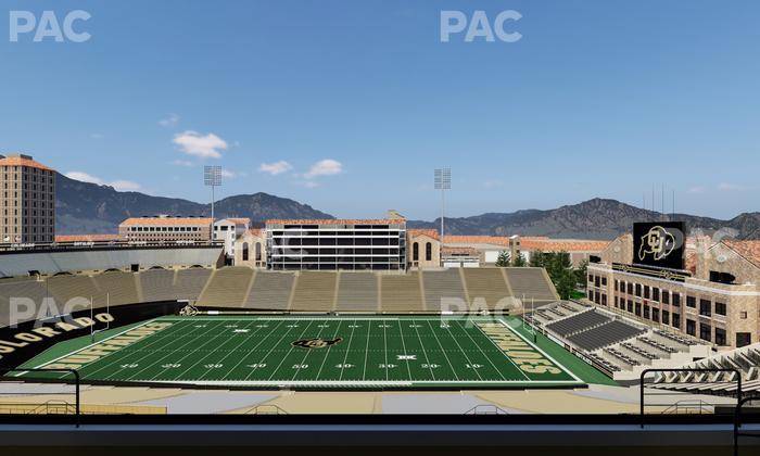 Folsom Field - Section 573 Seat View