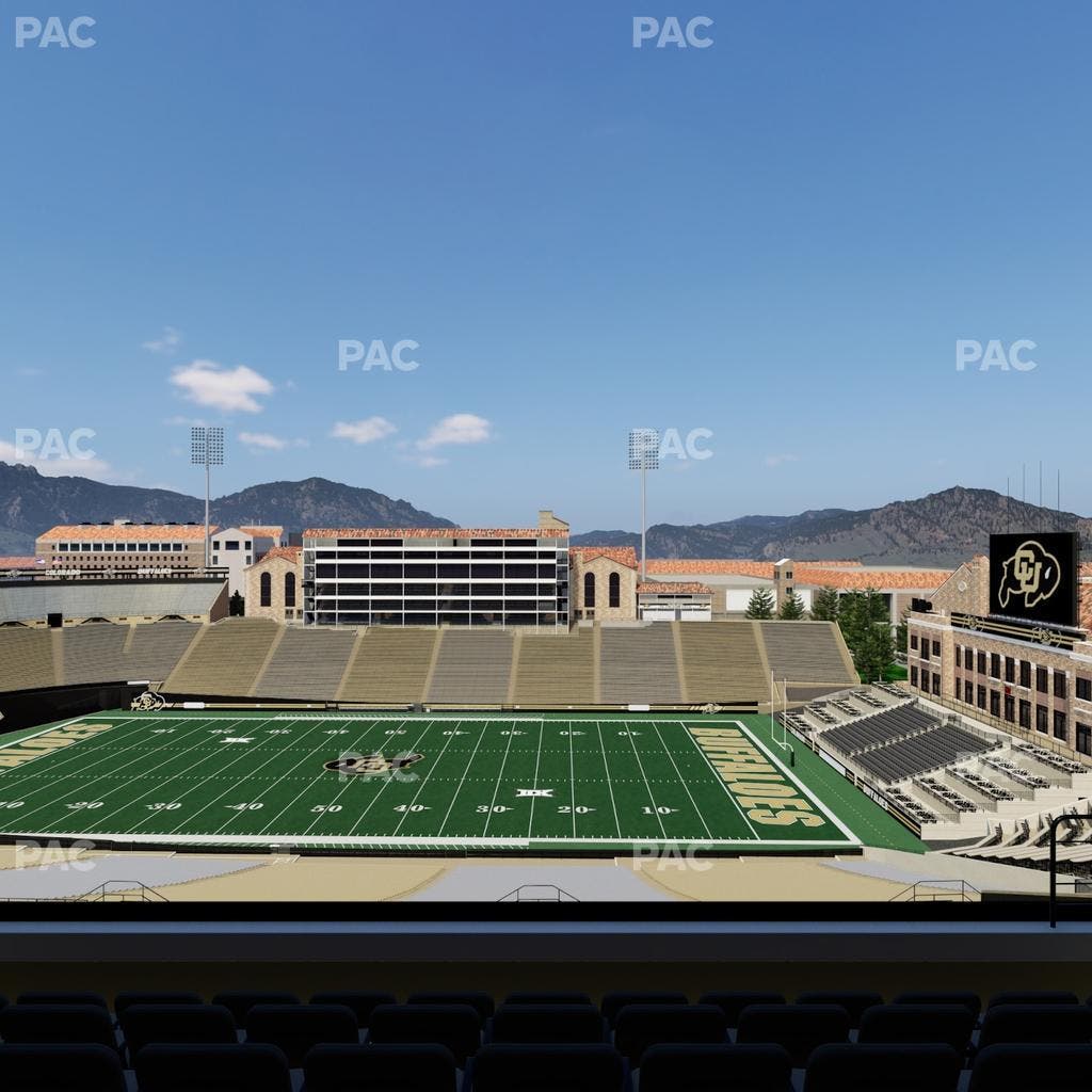 Folsom Field - Section 575 Seat View