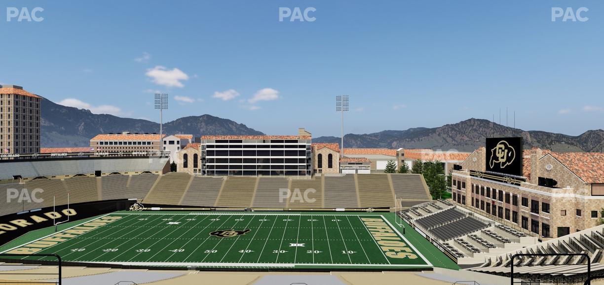 Folsom Field - Section 575 Seat View