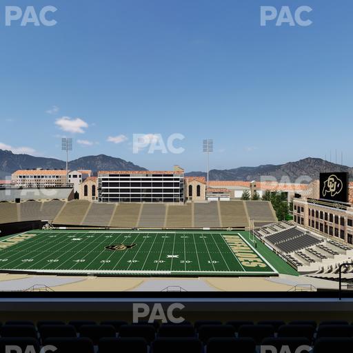 Folsom Field - Section 575 Seat View