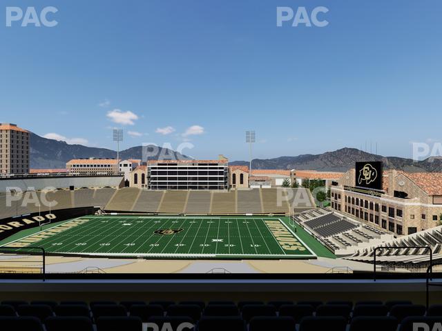Folsom Field - Section 575 Seat View