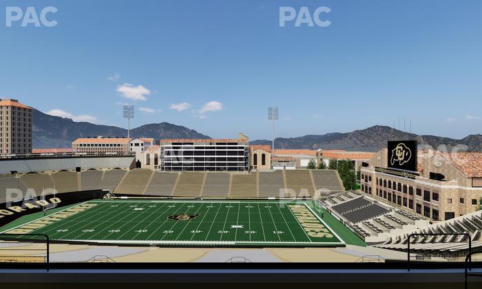 Folsom Field - Section 575 Seat View