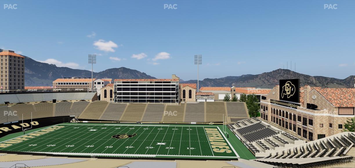 Folsom Field - Section 577 Seat View