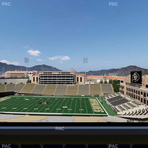 Folsom Field - Section 577 Seat View