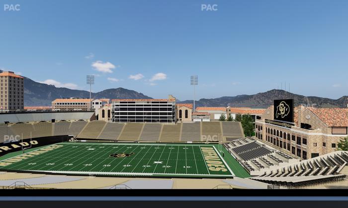 Folsom Field - Section 577 Seat View