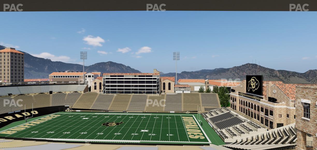 Folsom Field - Section 577 Seat View
