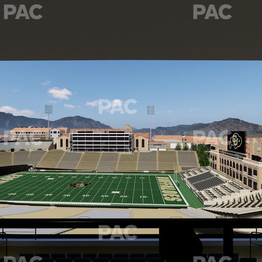 Folsom Field - Section 577 Seat View