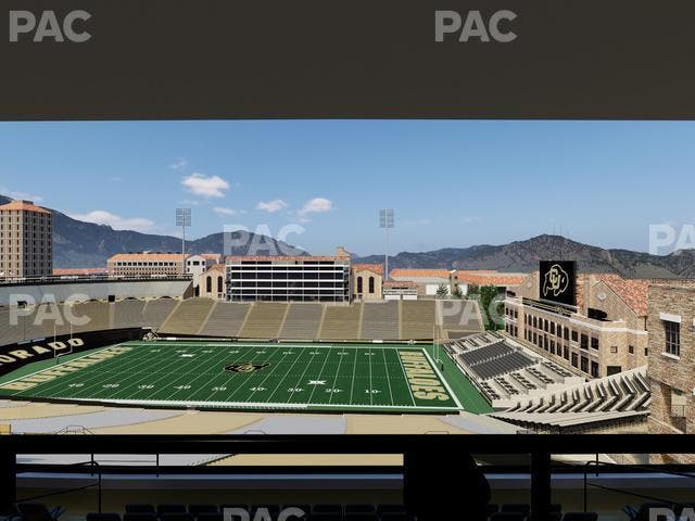 Folsom Field - Section 577 Seat View