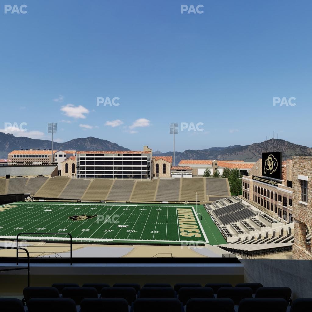 Folsom Field - Section 579 Seat View