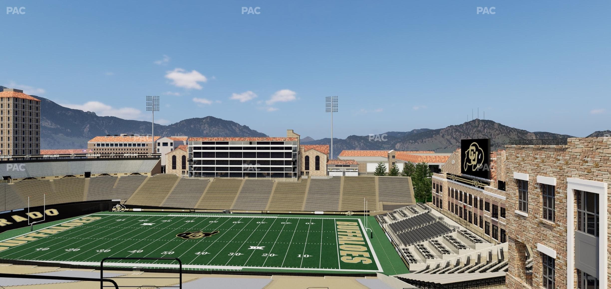 Folsom Field - Section 579 Seat View