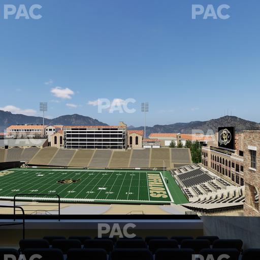 Folsom Field - Section 579 Seat View