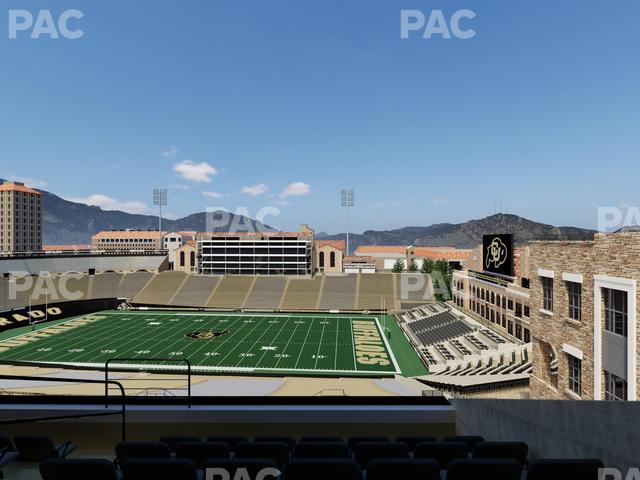 Folsom Field - Section 579 Seat View