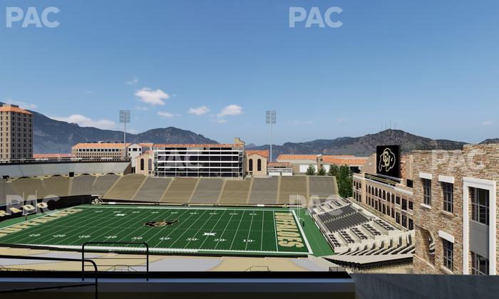 Folsom Field - Section 579 Seat View