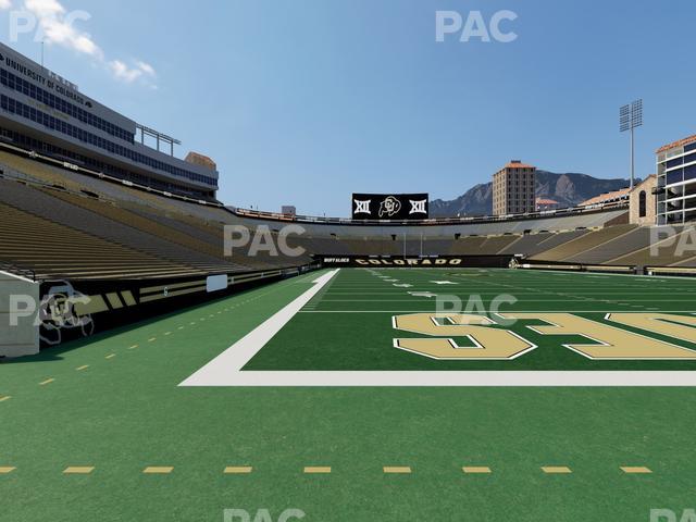 Folsom Field - Section Loge Box 140 Seat View