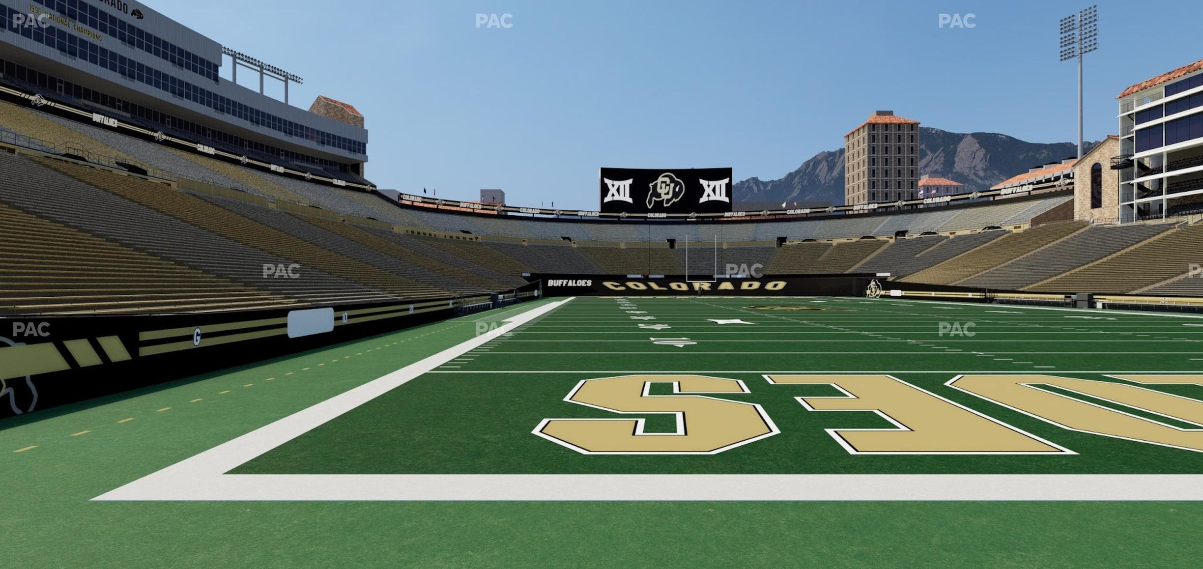 Folsom Field - Section Loge Box 141 Seat View