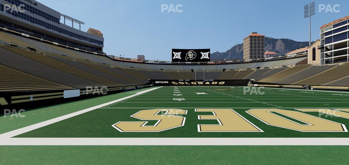 Folsom Field - Section Loge Box 142 Seat View