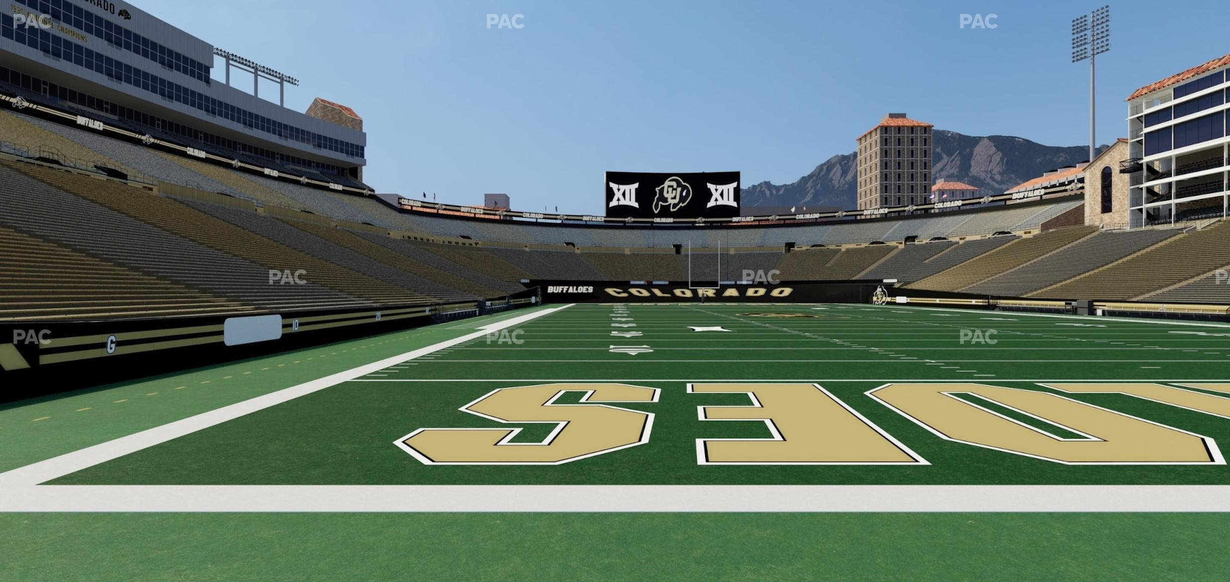 Folsom Field - Section Loge Box 142 Seat View