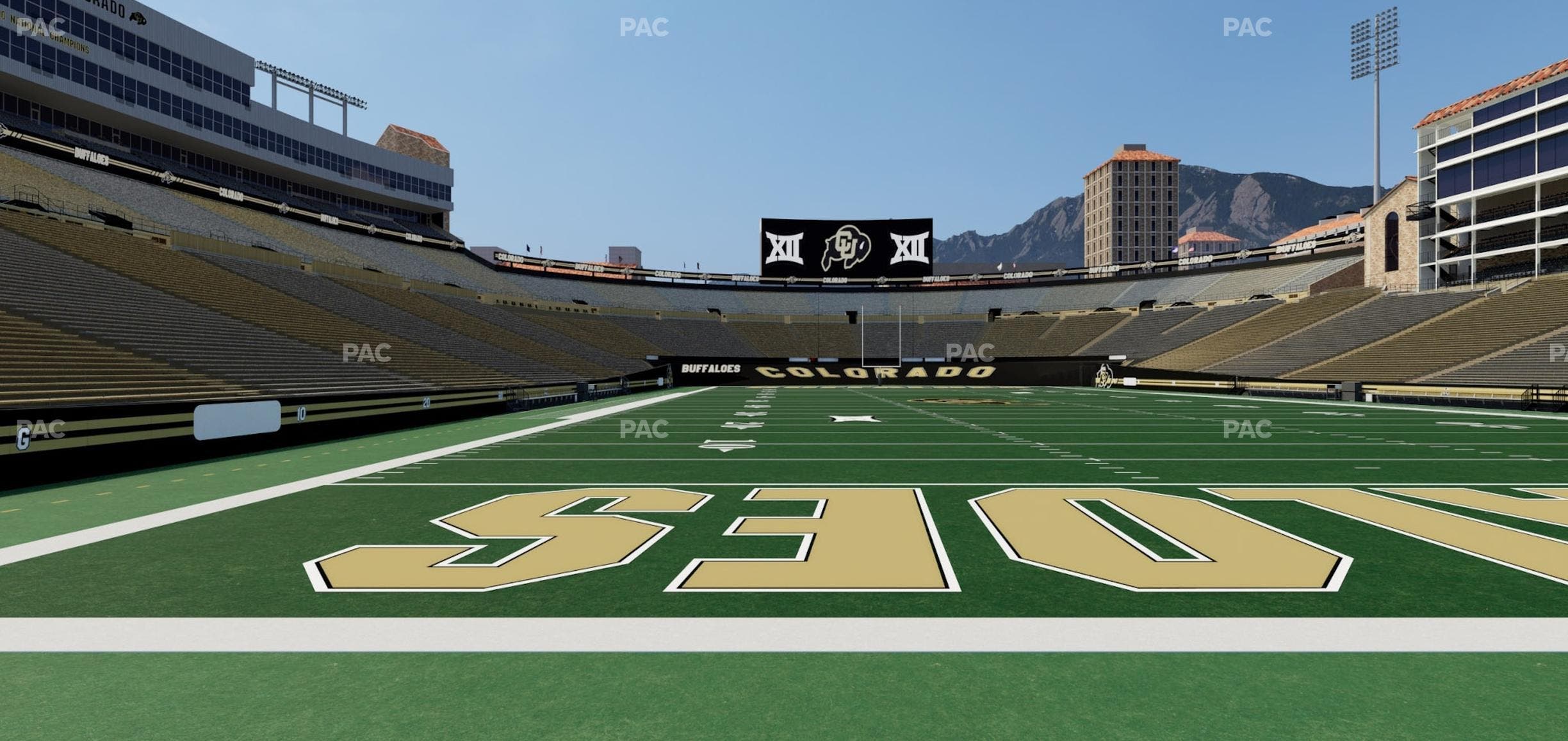 Folsom Field - Section Loge Box 143 Seat View
