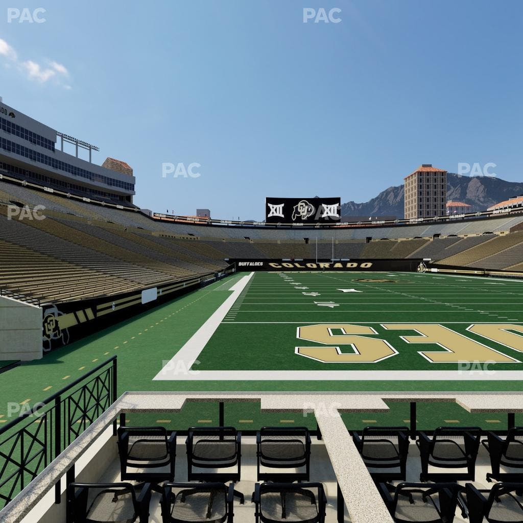 Folsom Field - Section Loge Box 144 Seat View