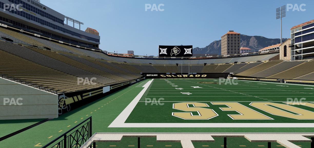 Folsom Field - Section Loge Box 144 Seat View