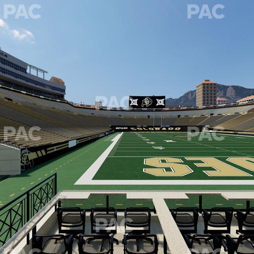 Folsom Field - Section Loge Box 144 Seat View