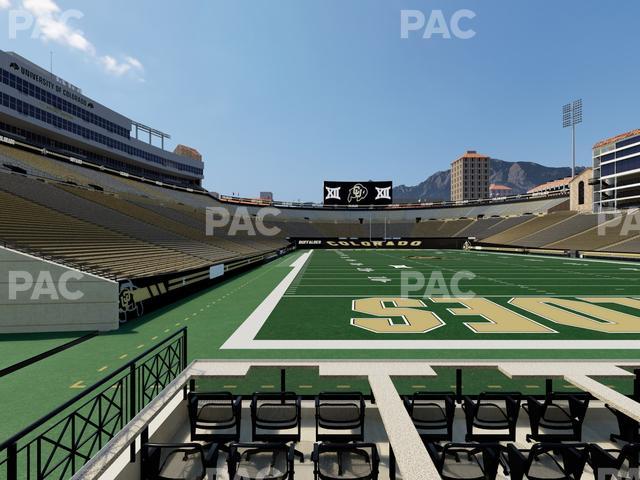 Folsom Field - Section Loge Box 144 Seat View