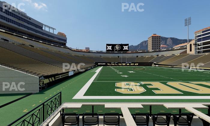 Folsom Field - Section Loge Box 144 Seat View