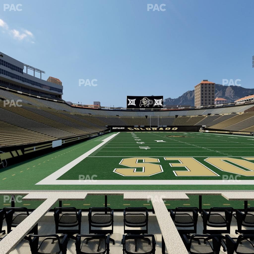 Folsom Field - Section Loge Box 145 Seat View