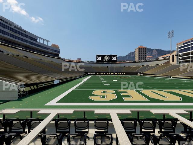 Folsom Field - Section Loge Box 145 Seat View