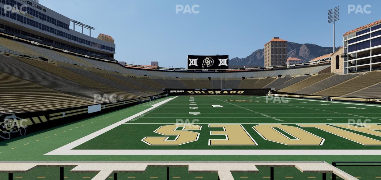 Folsom Field - Section Loge Box 146 Seat View