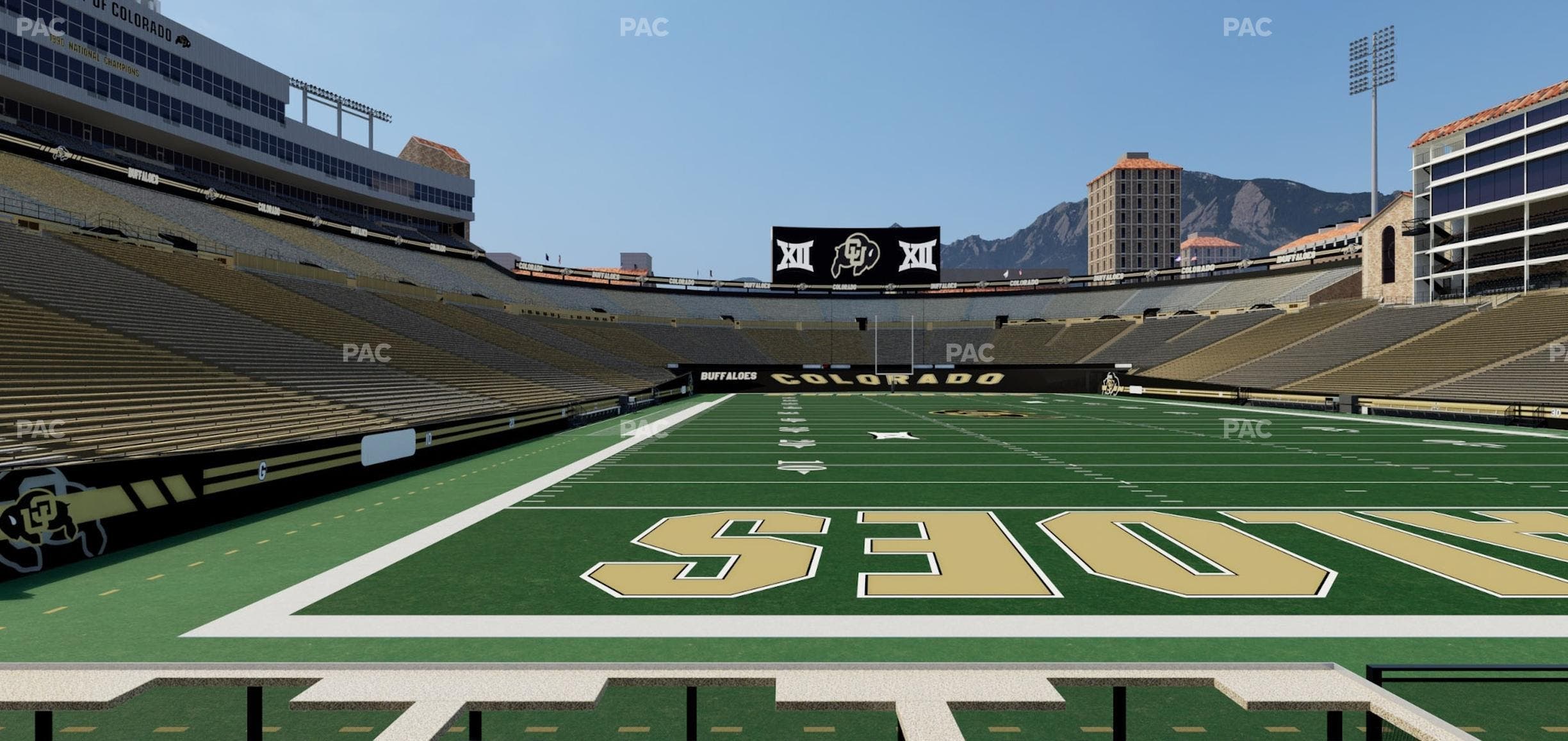 Folsom Field - Section Loge Box 146 Seat View