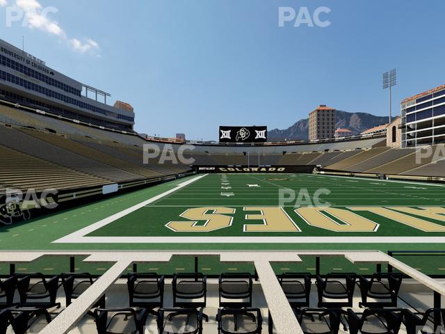 Folsom Field - Section Loge Box 146 Seat View