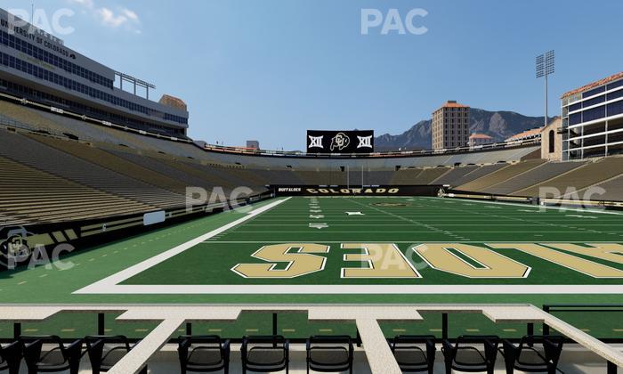 Folsom Field - Section Loge Box 146 Seat View